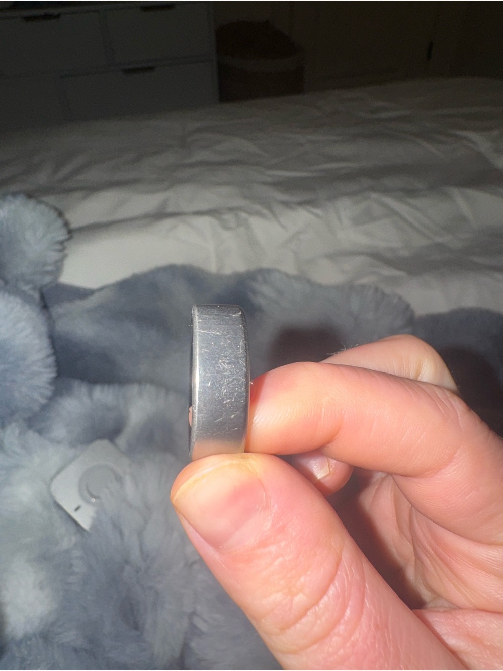 Oura Silver-Tone Matte Smart Ring Band